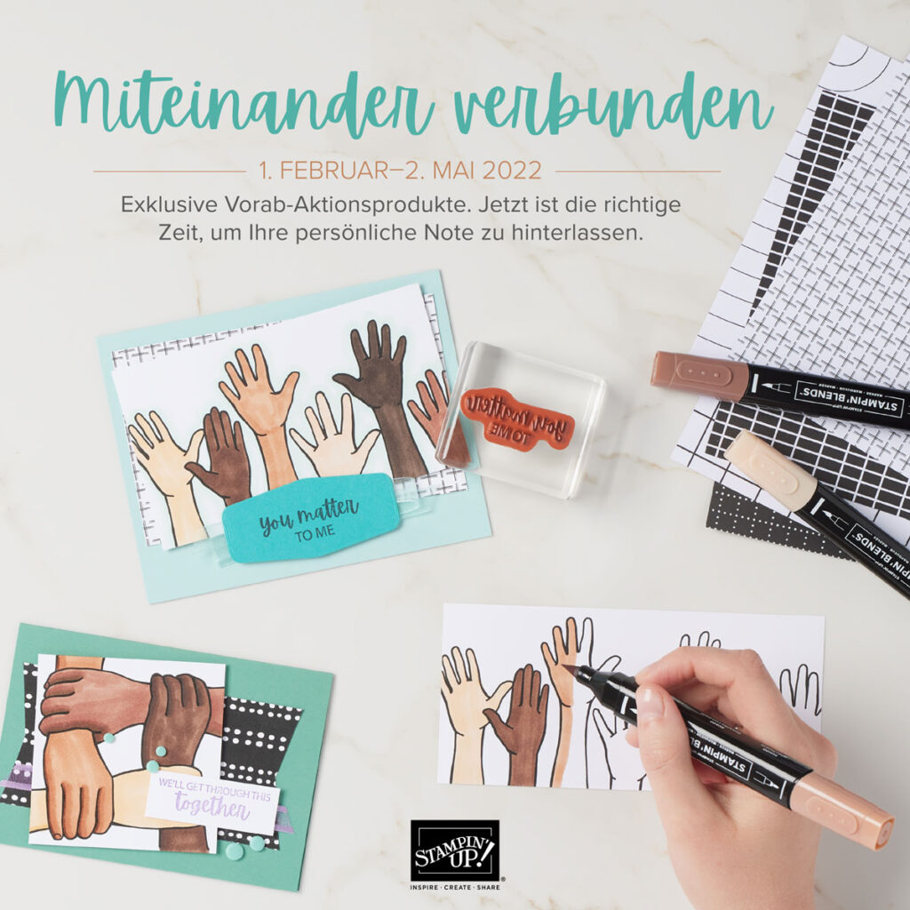 Stempelset Miteinander verbunden