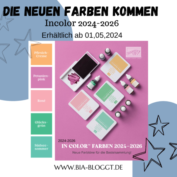 Wieder ist ein Jahr rum…. es gibt neue Incolor Farben