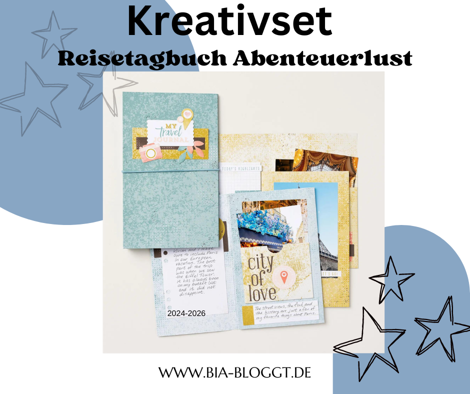 Kreativset für Reisetagebuch