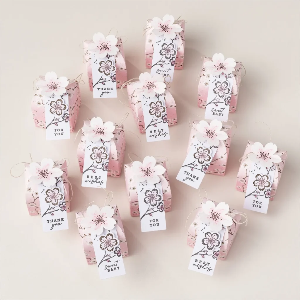 Kreativset Kirschblüten Schachteln