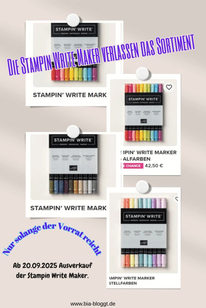 Stampin Write Maker verlassen das Sortiment.